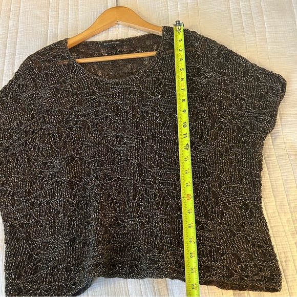 Eileen Fisher Wrapped Sparkle Jacquard Sweater.  Size Small. - Picture 11 of 11